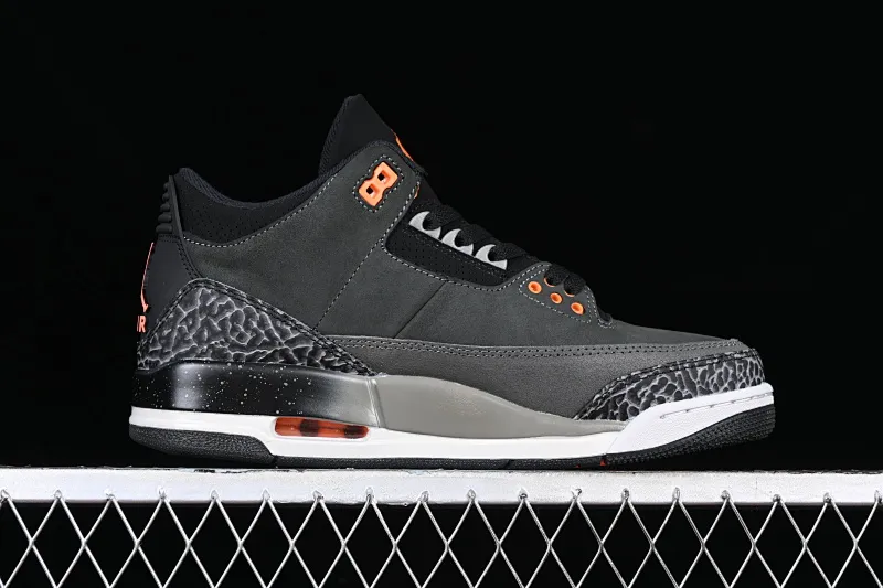All categories Air Jordan Jordan series basketball shoes Air Jordan 3 Air Jordan 3 Retro "Fear" AJ3 Joe 3 fear dark gray CT8532-080